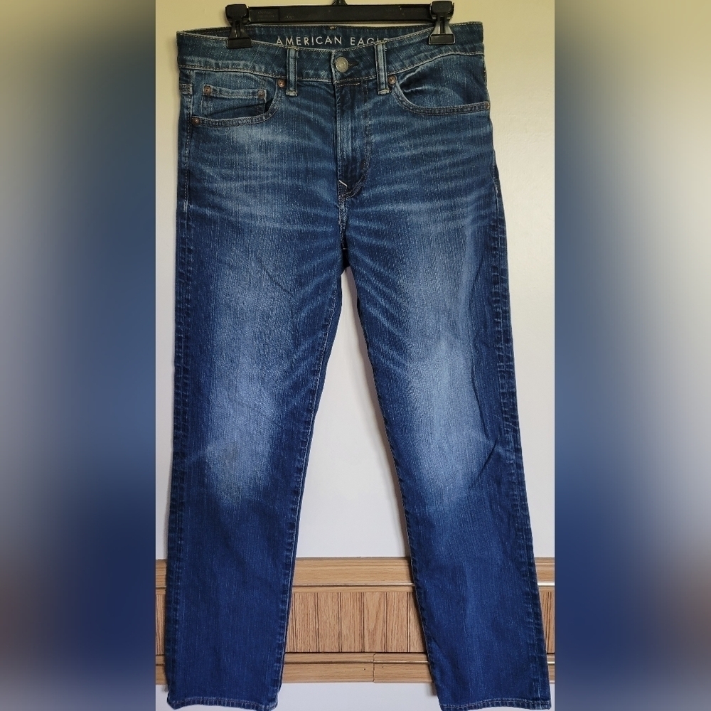 American Eagle Men's Relaxed Straight Jeans Size 31 x 34